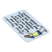 Funny Retro Beste Foot Demotivation Magnet (Rechte Seite)
