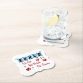 Funny Retro Bunco Drink Untersetzer (Vor Ort)