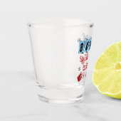 Funny Retro Bunco Trinken Party Schnapsglas (Links)
