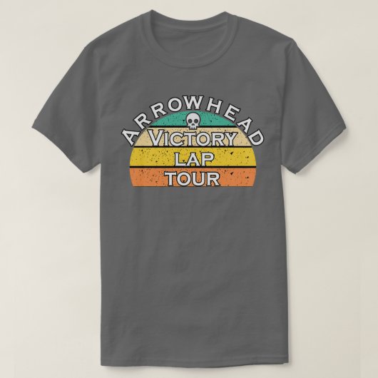 Funny Retro Bus Vector Zitat Arrowhead Siegeszug T-Shirt (Design vorne)