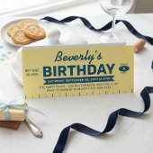 Funny Retro Butter Stick Personalized Birthday  Einladung
