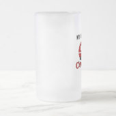 Funny Retro Camper Mattierte Bier Tasse (Mittel)