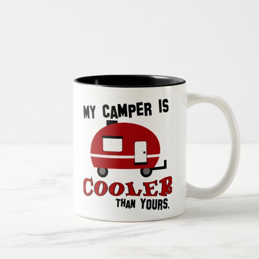 Funny Retro Camper Tasse (Rechts)