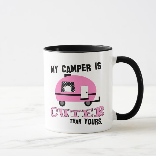 Funny Retro Camper Tasse (Rechts)