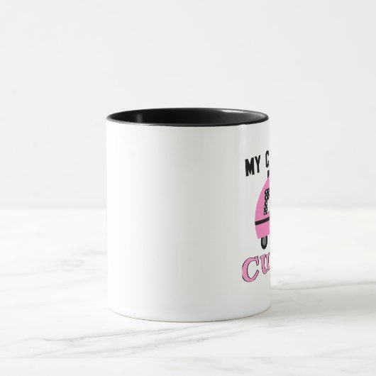 Funny Retro Camper Tasse (Zentrum)