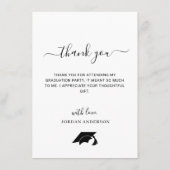 Funny Retro Car Drive By Abschluss Parade Danke (Rückseite)