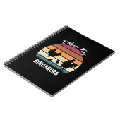 Funny Retro Chicken Gifts I Raise Tiny Dinosaurs Notizblock (Linke Seite)