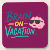 Funny Retro Chill Mode Drink Coasters (Set of 6) Getränkeuntersetzer (Vorderseite)