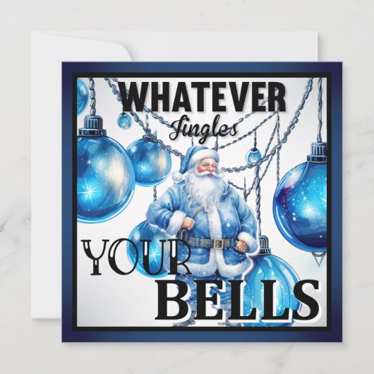 Funny Retro Christmas Feiertagskarte (Vorderseite)