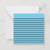 Funny Retro Christmas Mitteilungskarte (Rückseite)