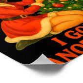 Funny Retro Christmas Oops I Got Another Tree Poster (Ecke)