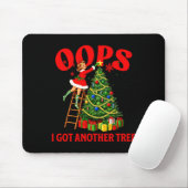 Funny Retro Christmas Oops I Got Another Tree Prem Mousepad (Mit Mouse)