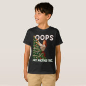 Funny Retro Christmas Oops I Got Another Tree T-Shirt (Vorne ganz)
