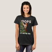 Funny Retro Christmas Oops I Got Another Tree T-Shirt (Vorne ganz)