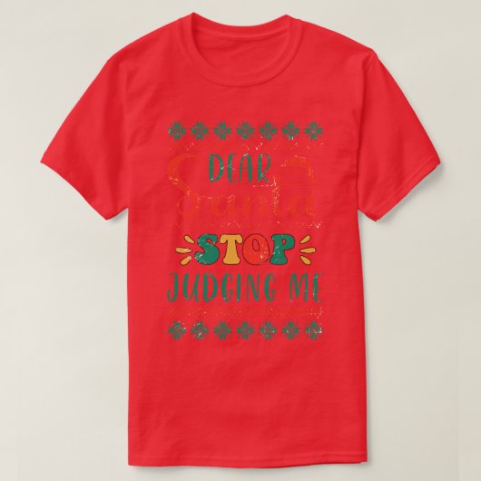 Funny Retro Christmas T-Shirt (Design vorne)
