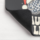 Funny Retro Christmas Wife On My Husband's Naughty Mousepad (Ecke)