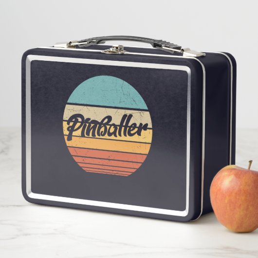 Funny Retro Classic Pinball Geschenk Metall Brotdose (Beispiel)