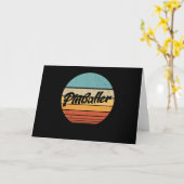 Funny Retro Classic Pinball Gift Karte (Gelbe Blume)