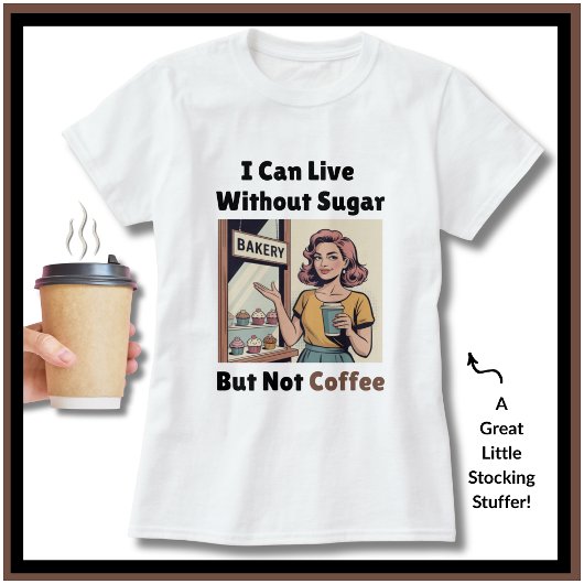 Funny Retro Coffee Lover Low Carb Keto Diet T-Shirt