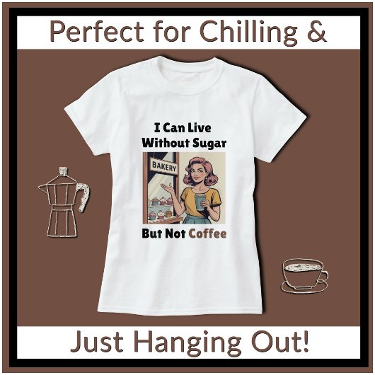 Funny Retro Coffee Lover Low Carb Keto Diet T-Shirt