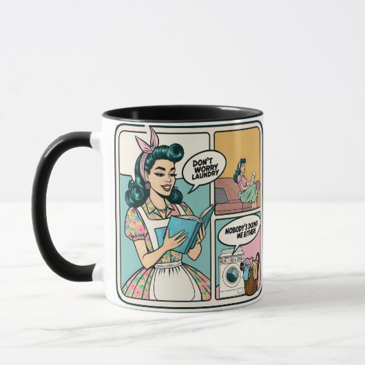 Funny Retro Coffee Tasse - Gag Geschenk Tasse (Links)