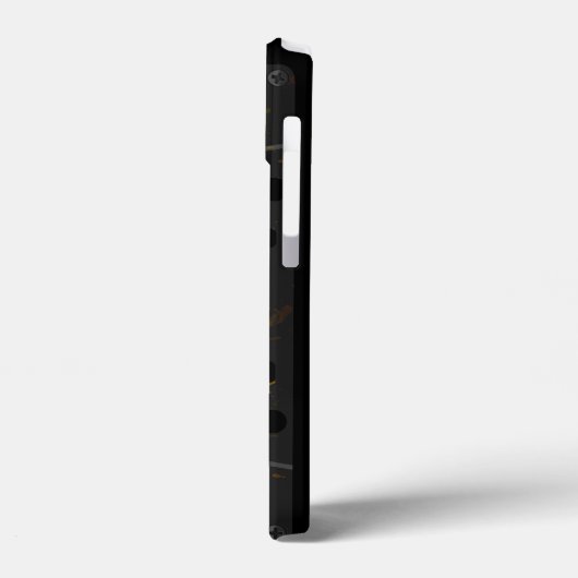 Funny Retro Compact Audio Cassette Case-Mate iPhone Hülle (Rückseite / Links)