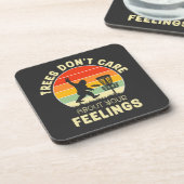 Funny Retro Disk Golf Design | Frisbee Lovers Getränkeuntersetzer (Linke Seite)