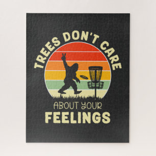 Funny Retro Disk Golf Design Frisbee Lovers Puzzle