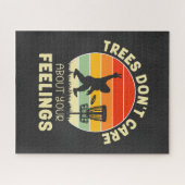 Funny Retro Disk Golf Design | Frisbee Lovers Puzzle (Horizontal)