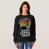 Funny Retro Disk Golf Frisbee Golfing Player Sport Sweatshirt (Vorne ganz)