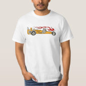 Funny Retro Drag Car T-Shirt (Vorderseite)