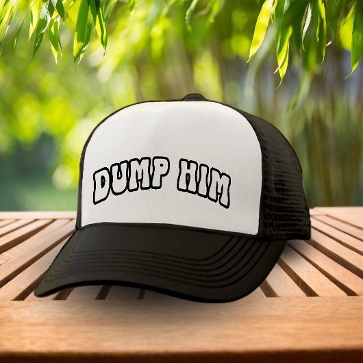 Funny Retro Dump Ihm zerbrechen Scheidung weiß & s Truckerkappe