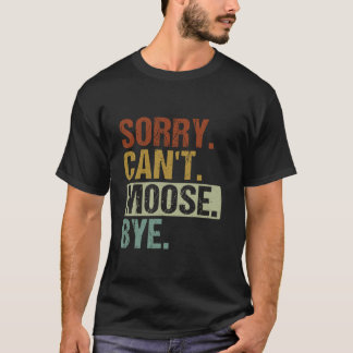 Funny Retro Elche Tierdesign Männer Frauen Moos T-Shirt