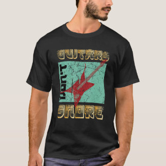 Funny Retro Electric Guitar Graphic Design Guitari T-Shirt