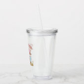 Funny Retro Es ist in Ordnung, alle Gefühle zu füh Acryltrinkbecher (Links)