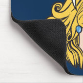 Funny Retro Feminist Pop Art Anti Patriarchat Mousepad (Ecke)