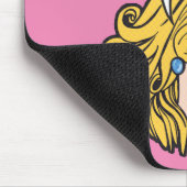 Funny Retro Feminist Pop Art Anti Patriarchat Pink Mousepad (Ecke)