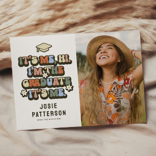 Funny Retro Foto Abschluss Ankündigung