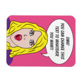 FUNNY RETRO FRAMAN Custom Magnet (Horizontal)
