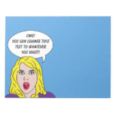 FUNNY RETRO FRAMAN Custom-Notebooks Notizblock (Vorderseite)