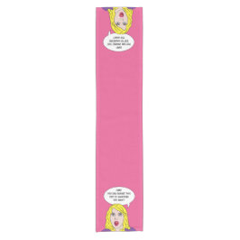 FUNNY RETRO FRAMAN Custom Table Runner Kurzer Tischläufer