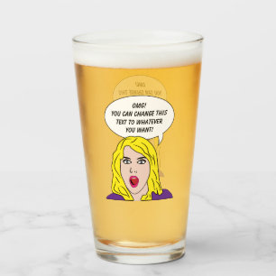FUNNY RETRO FRAMAN-Zoll Glas