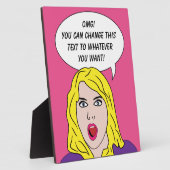 FUNNY RETRO FRAMAN-Zollplakette Fotoplatte (Seite)