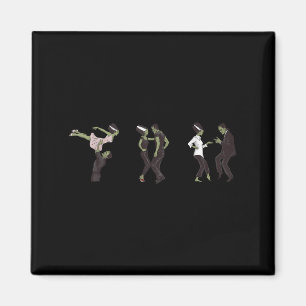 Funny Retro Frankenstein Monster und Brittanz Magnet