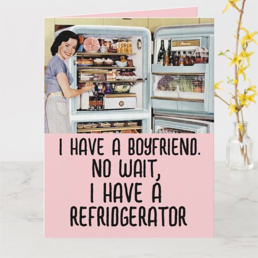 FUNNY RETRO FRAU FRIENDSHIP HELLO CARDS KARTE (Gelbe Blume)