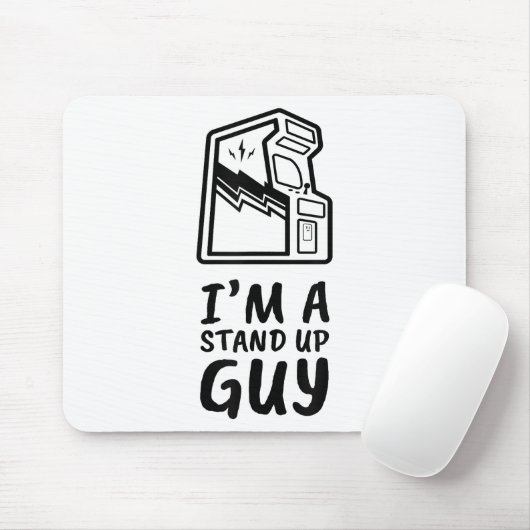 Funny Retro Gamer Arcade Old School 80's Video Gam Mousepad (Mit Mouse)