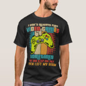 Funny Retro Gamer Quote Design T-Shirt (Vorderseite)