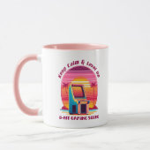 Funny Retro Gaming 80er Arcade 8-Bit Gamer Spaß Tasse (Links)