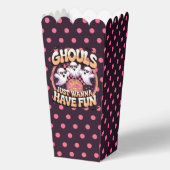 Funny Retro Ghost Halloween Gefallen Box Geschenkschachtel (Vorderseite)