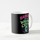 Funny Retro Gothic bricht den falschen Krypt auf Kaffeetasse (VorderseiteRechts)